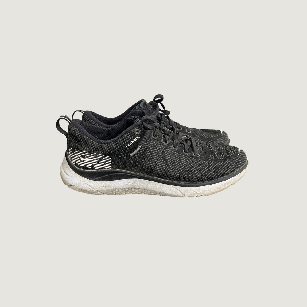 Hoka One One Hupana Womens Running Shoes Black Dark Shadow 1014807 Size 8